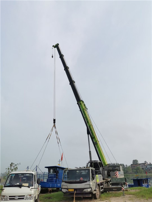 西固区桥梁建设吊装案例